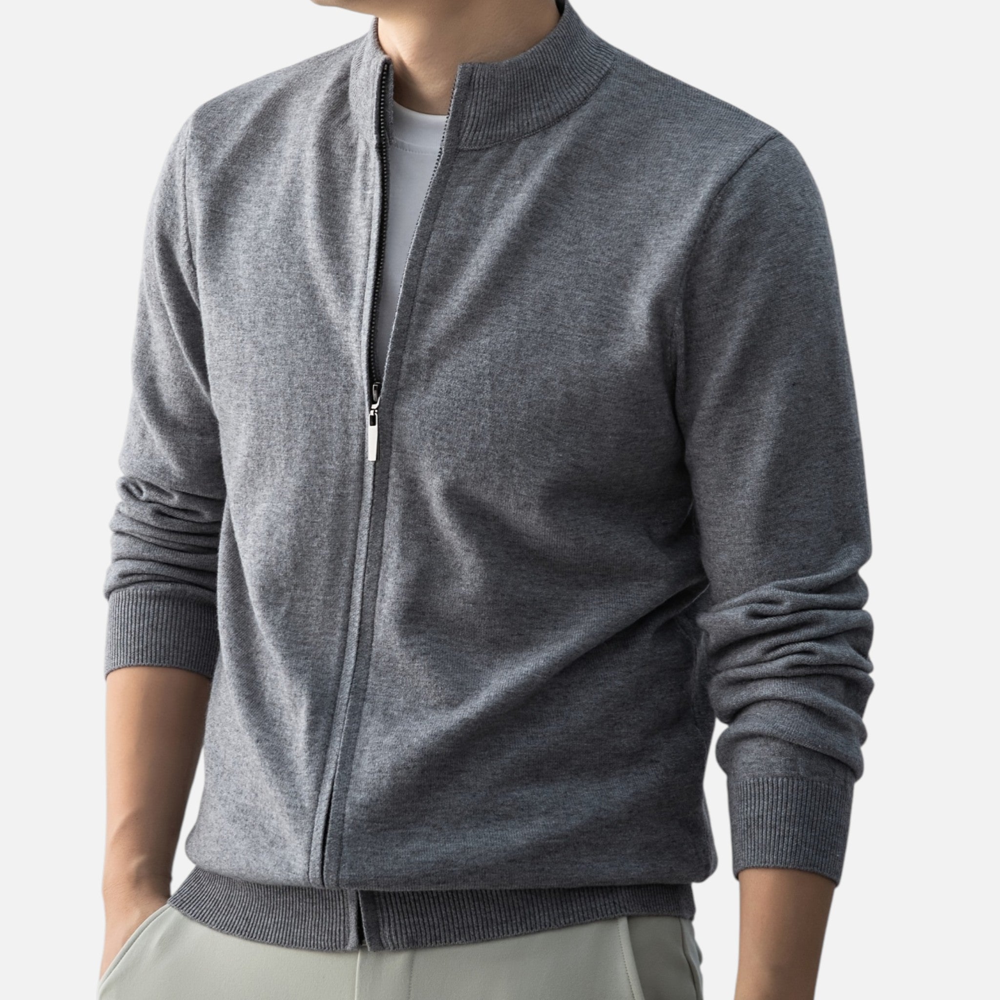 Amvanto | Men’s Heritage Zip Cardigan
