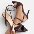 Amvanto | Women’s Glossy Pointed-Toe Stiletto Heels