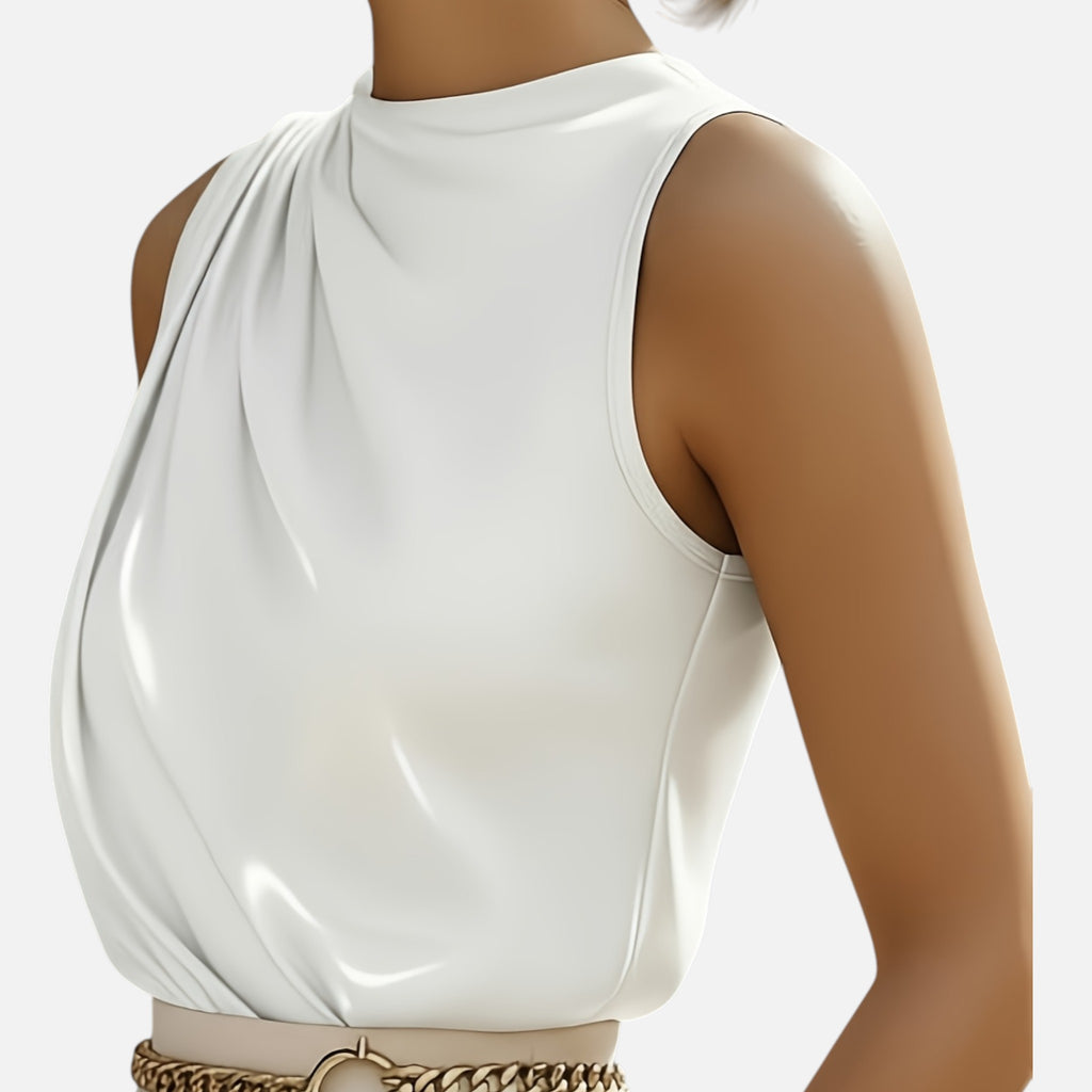 Amvanto | Women’s Sleeveless Ruffle Blouse