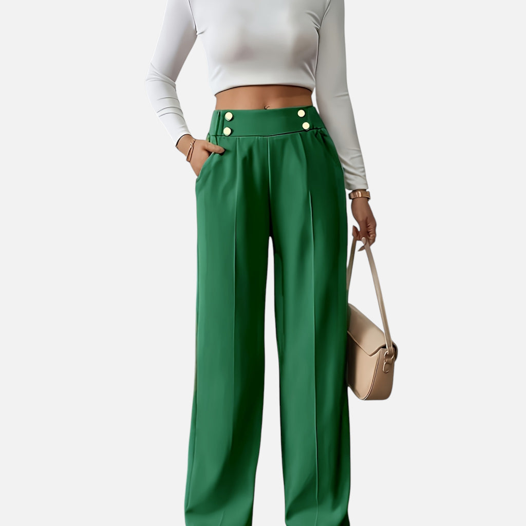 Amvanto | Women’s Refined Office Straight-Leg Trousers