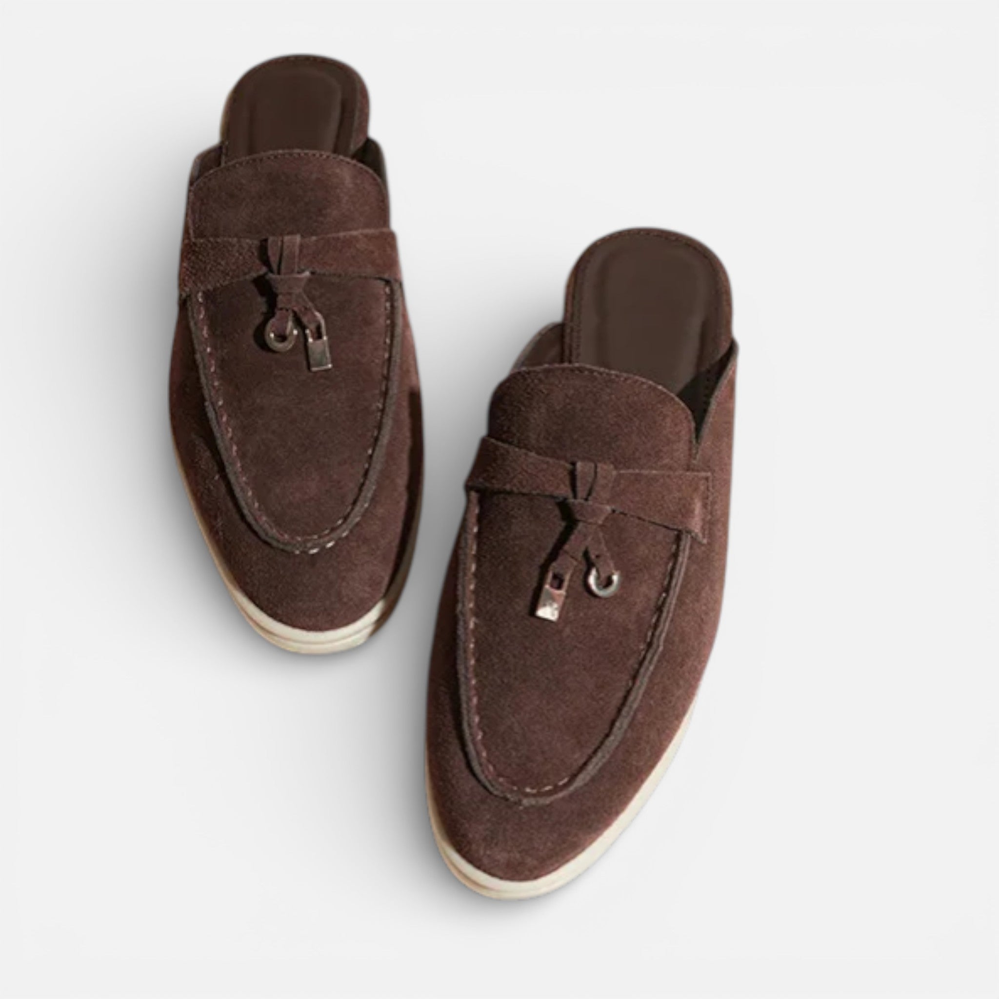 Amvanto | Casual Round-Toe Fur-Trim Flats