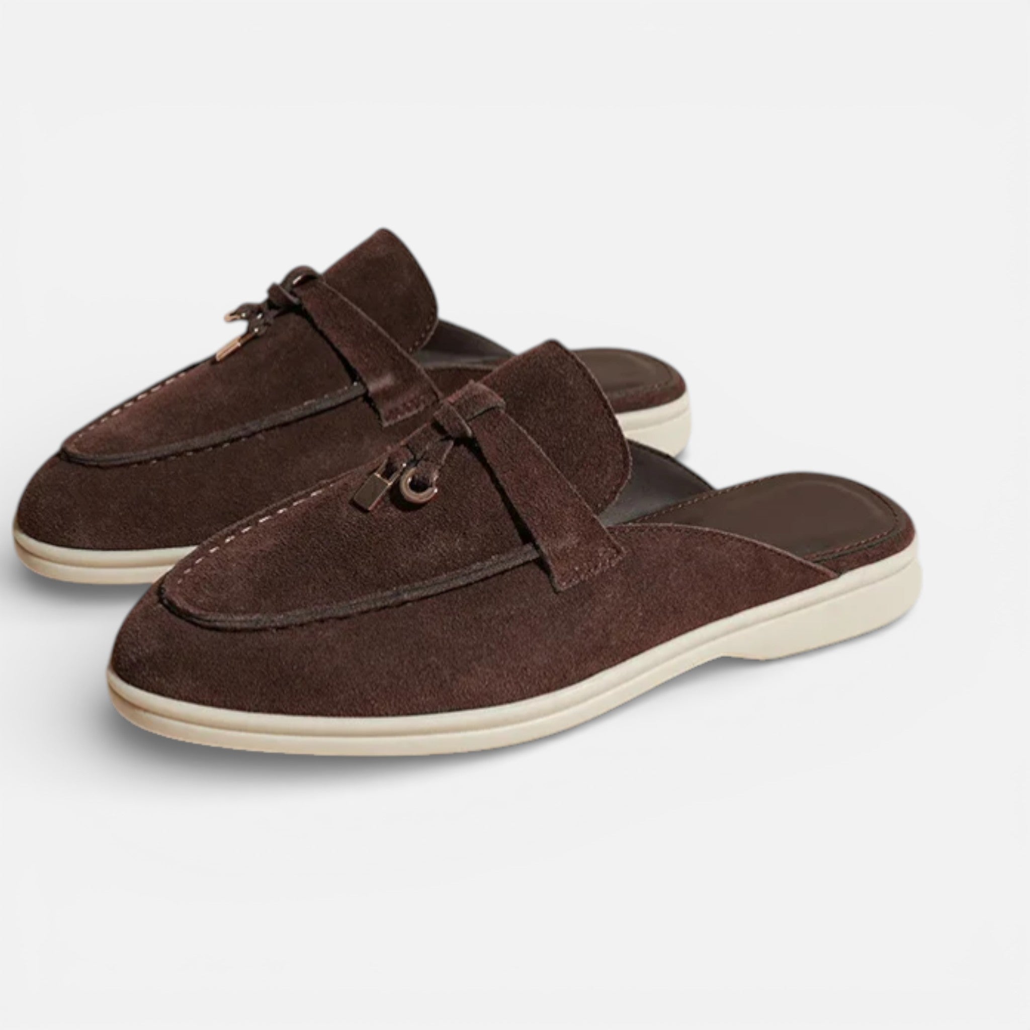 Amvanto | Casual Round-Toe Fur-Trim Flats