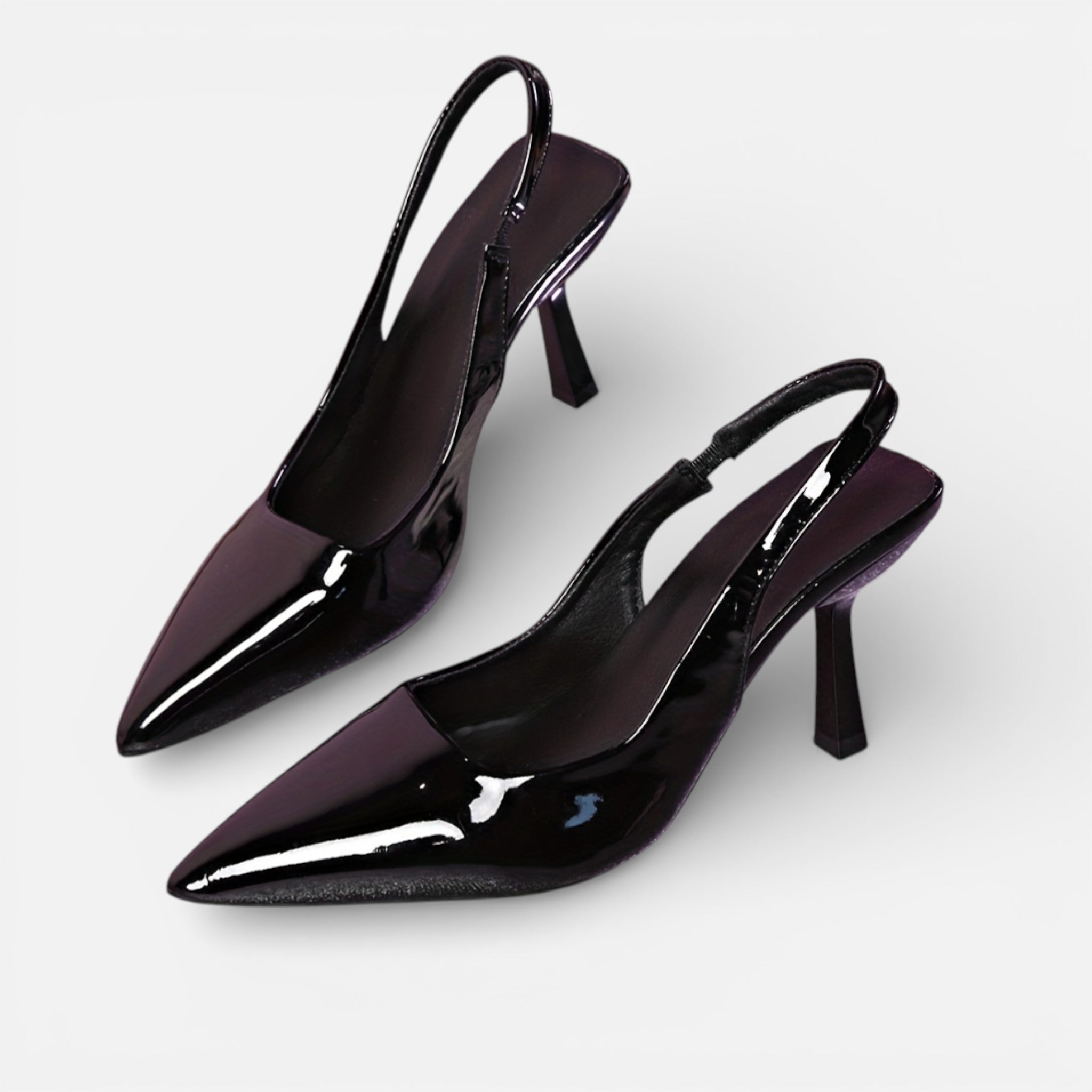 Amvanto | Women’s Glossy Pointed-Toe High Heels