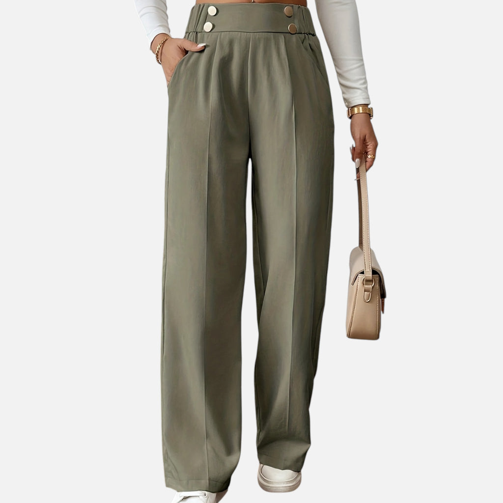 Amvanto | Women’s Refined Office Straight-Leg Trousers