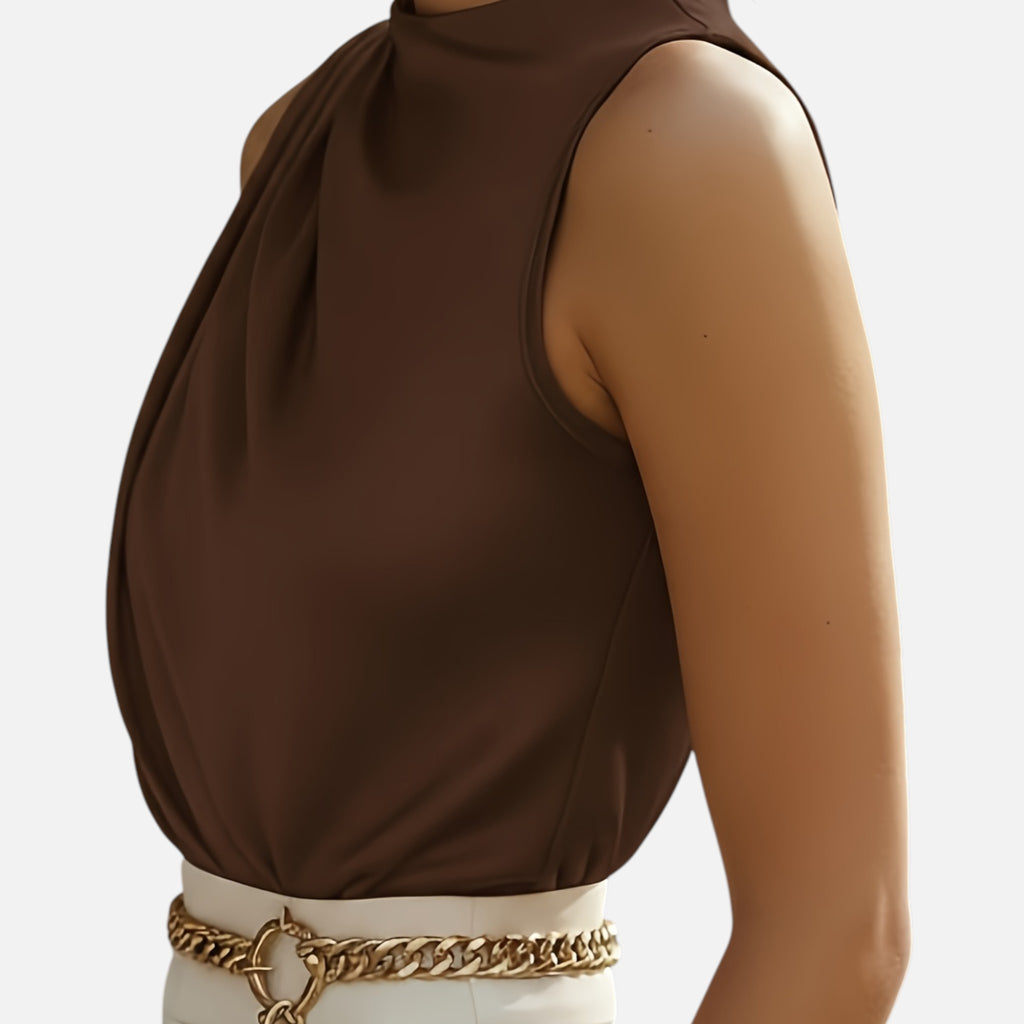 Amvanto | Women’s Sleeveless Ruffle Blouse