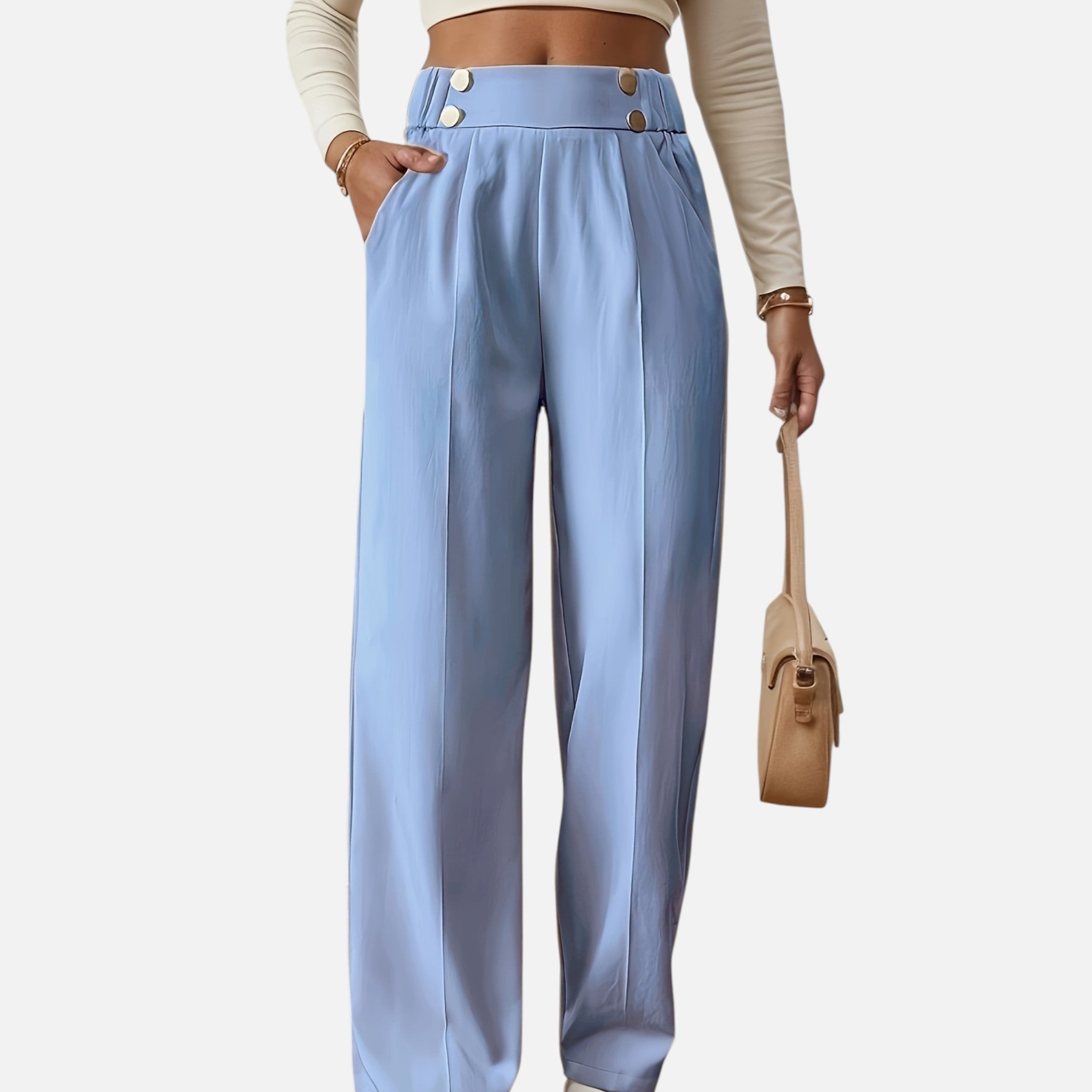 Amvanto | Women’s Refined Office Straight-Leg Trousers