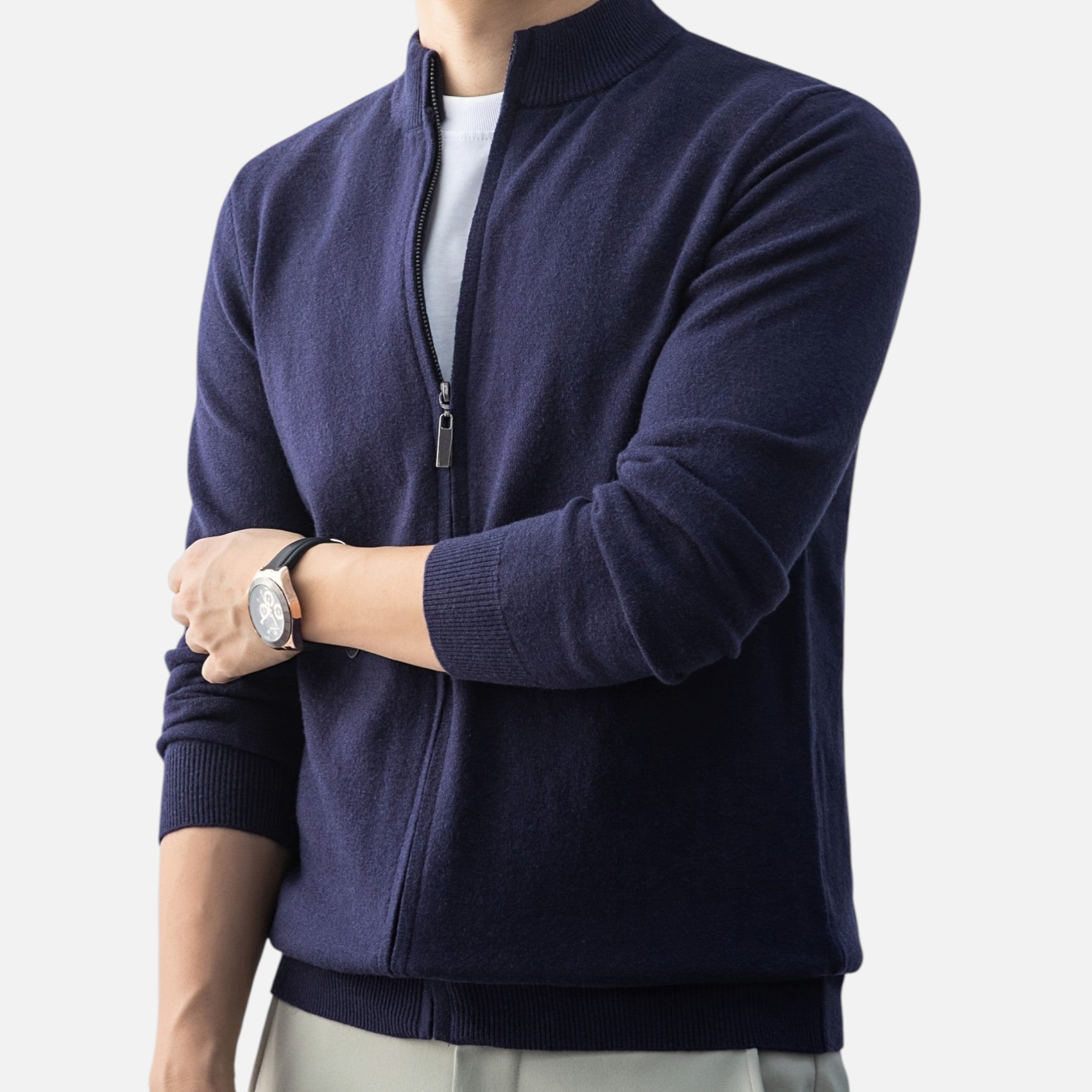 Amvanto | Men’s Heritage Zip Cardigan