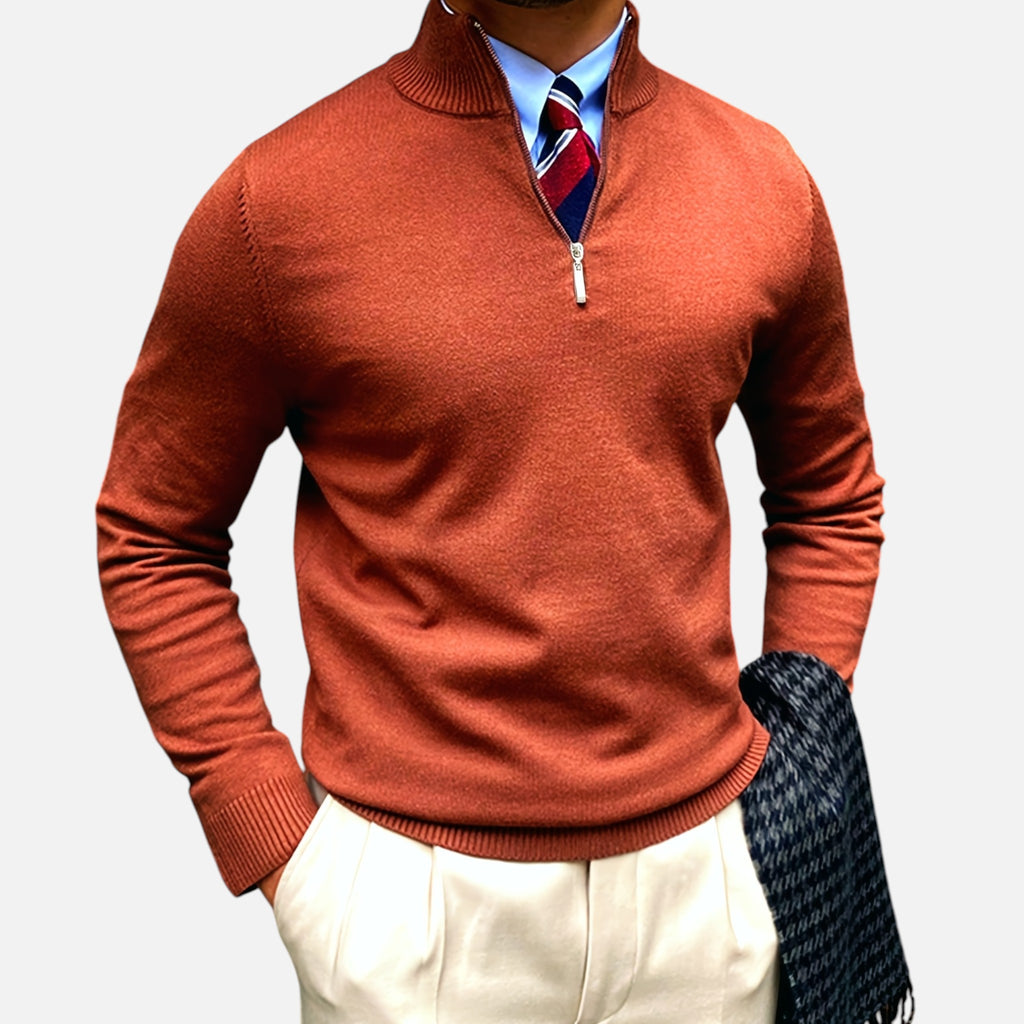 Amvanto | Men’s Ivy Stand-Collar Pullover