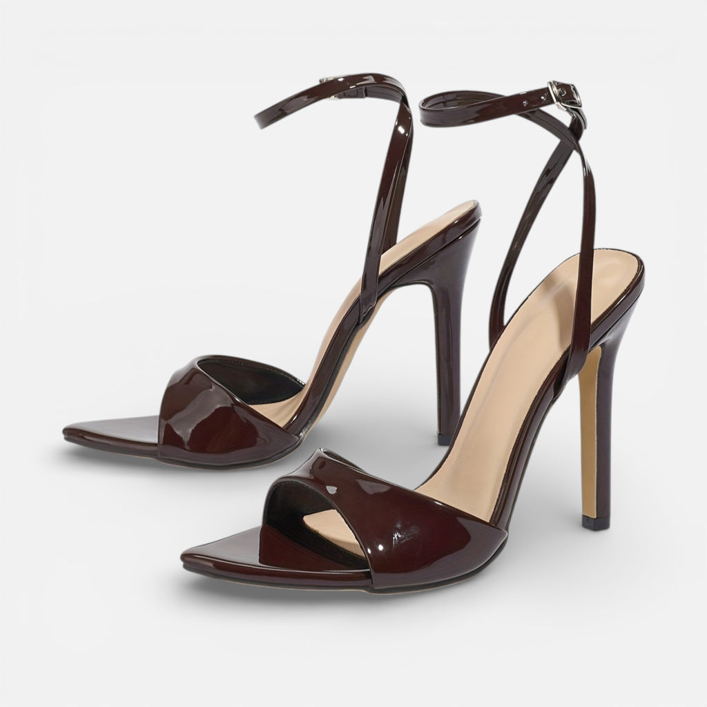 Amvanto | Women’s Glossy Pointed-Toe Stiletto Heels
