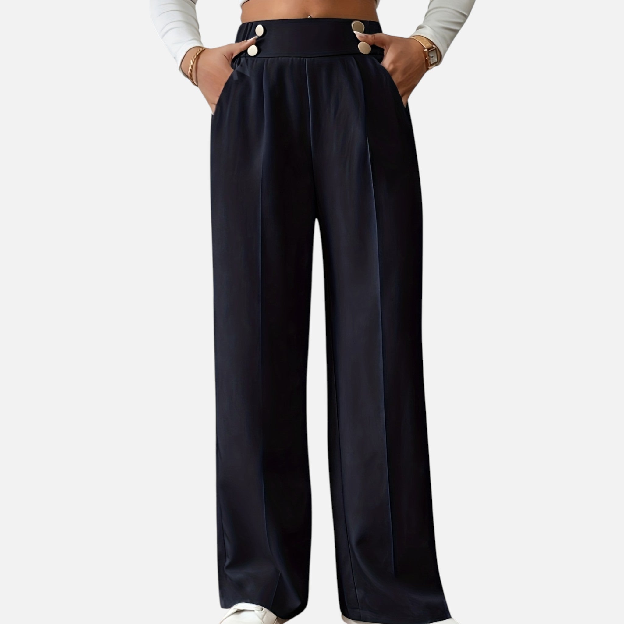 Amvanto | Women’s Refined Office Straight-Leg Trousers